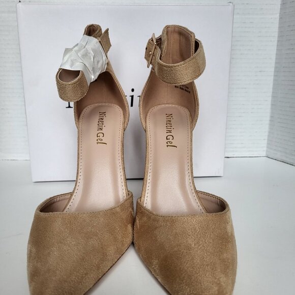 .Chunky Heel Pointed Closed Toe Pump - 7 - Picture 5 of 6